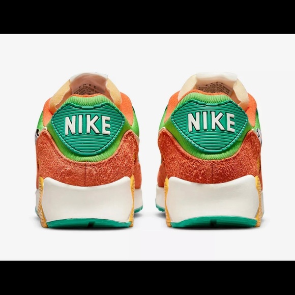Nike Air Max 90 SE Running Club Roma Green Orange Sail DC9336-300 Men’s Sizes - Picture 5 of 6